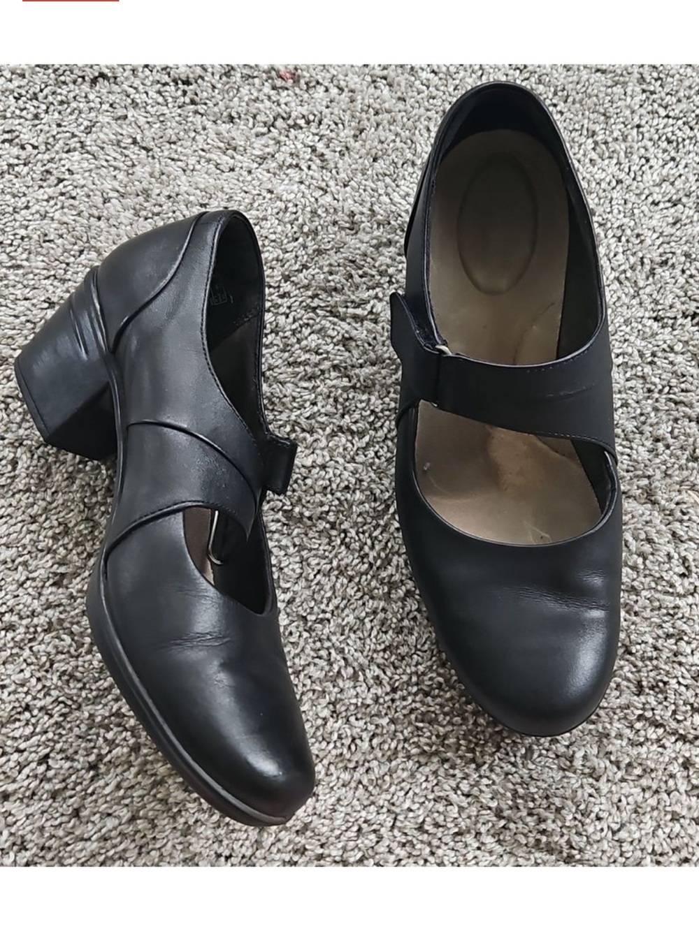 Clarks leather mary janes 8